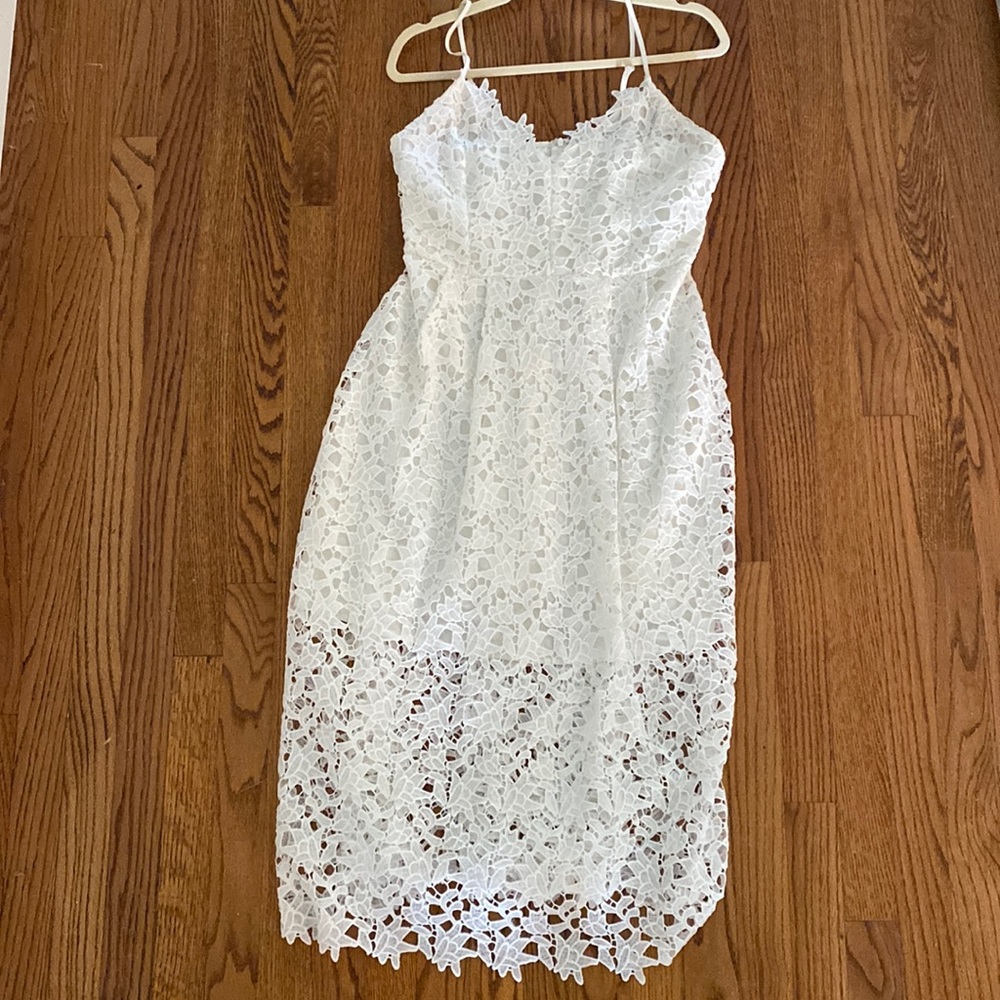 ASTR The Label Lace Midi Dress